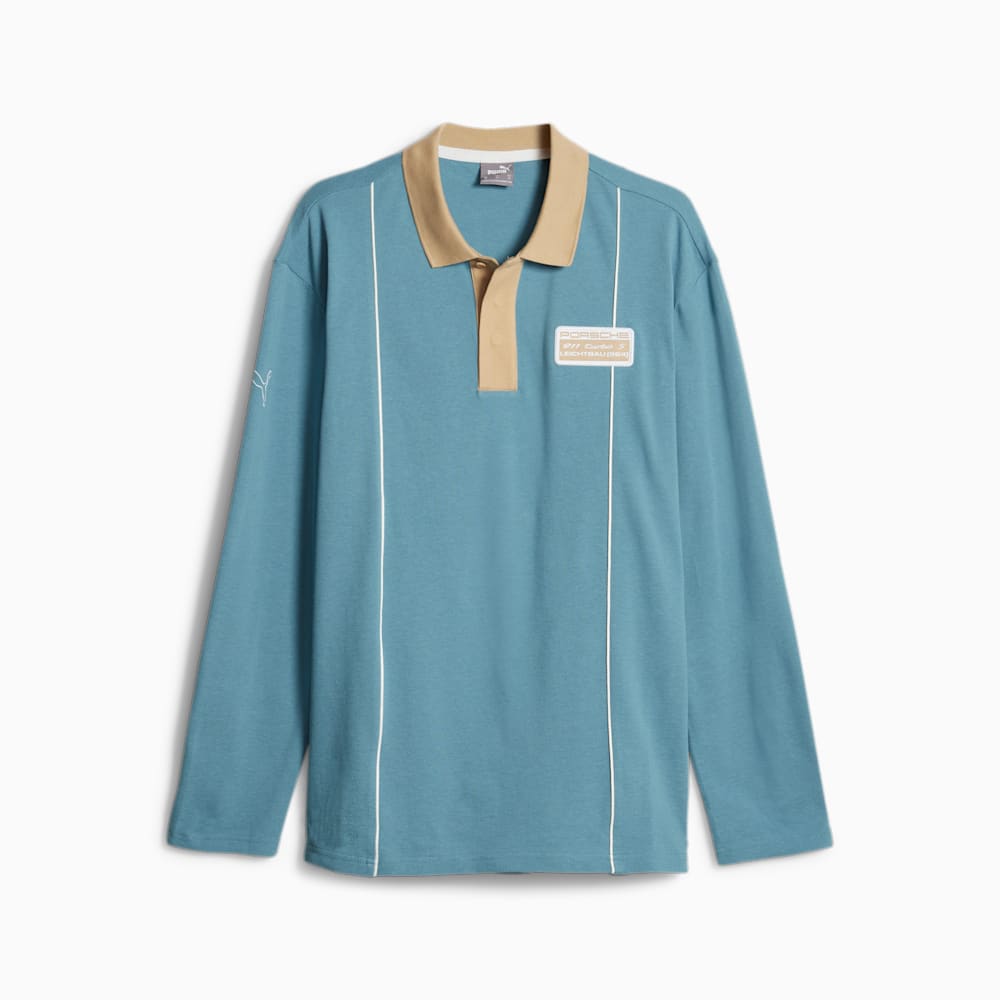 Puma Porsche Legacy Statement Long Sleeve Polo - Bold Blue