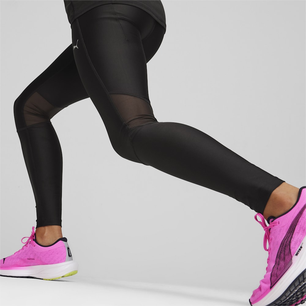 Puma RUN ULTRAFORM High-Wasted Full-Length Running Tights - Black