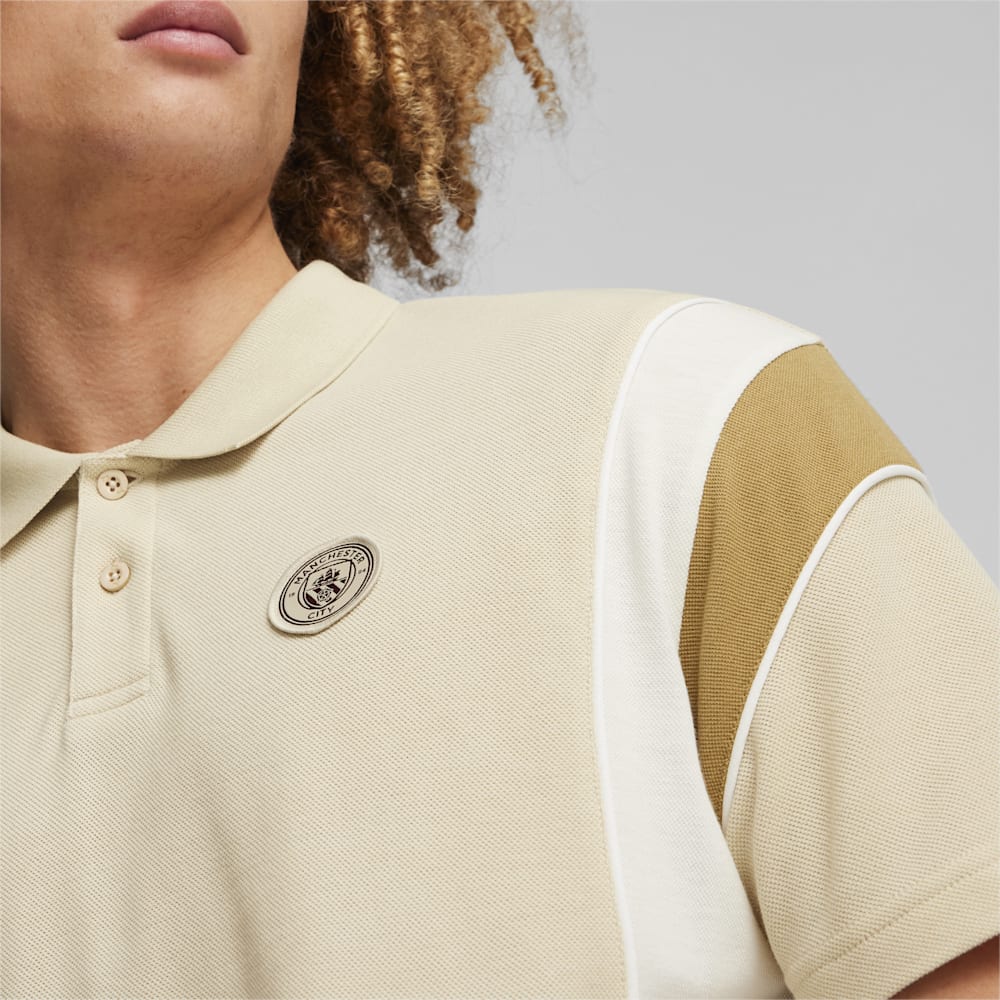 Puma Manchester City FtblArchive Polo - Granola-Frosted Ivory
