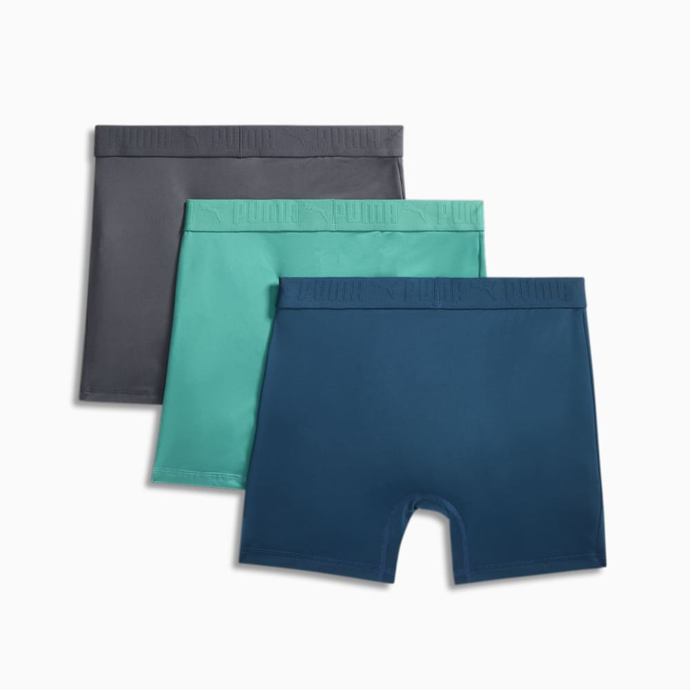 Puma Ultra Soft Boxer Briefs (3 Pack) - GREEN / BLUE