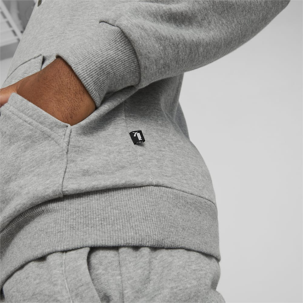 Puma ESS+ Logo Lab Hoodie - Medium Gray Heather