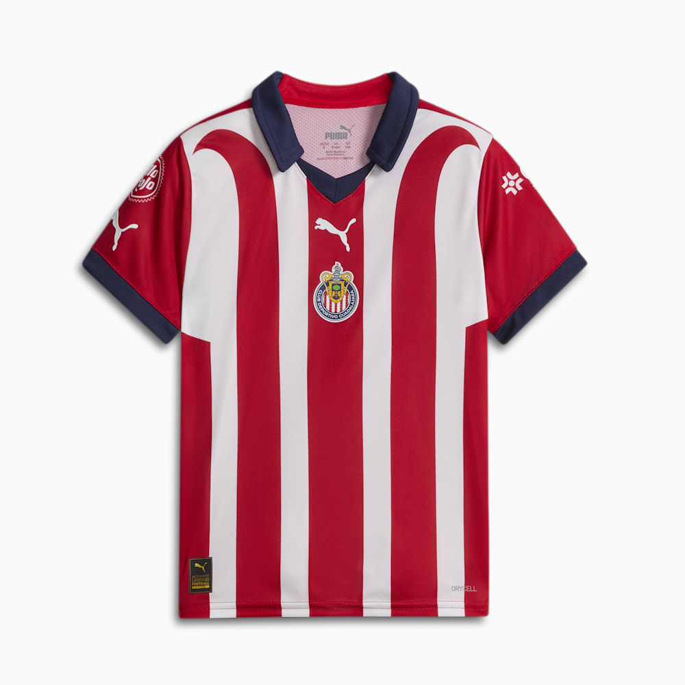 Puma Chivas 2023-2024 Home Replica Promo Big Kids Soccer Jersey - Red Puma Chivas 2023-2024 Home Replica Promo Big Kids Soccer Jersey - Red