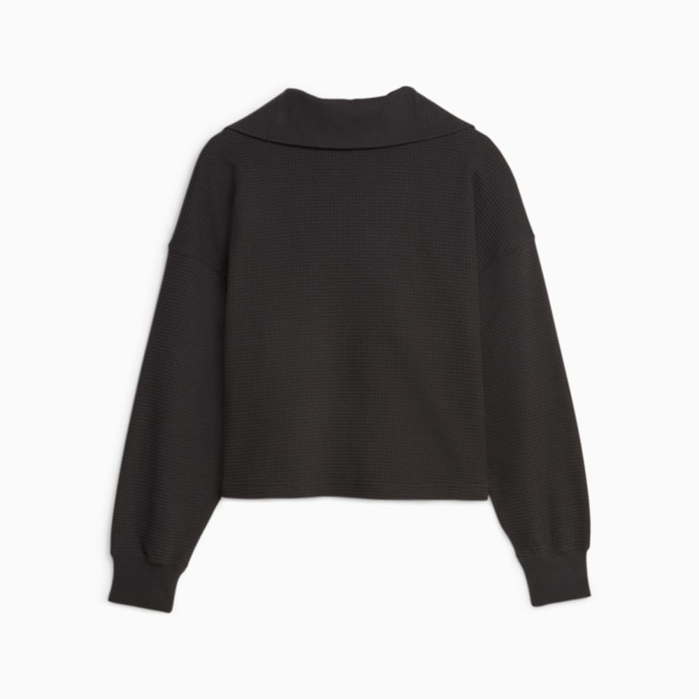 Puma DOWNTOWN Half-Zip Sweatshirt - Black