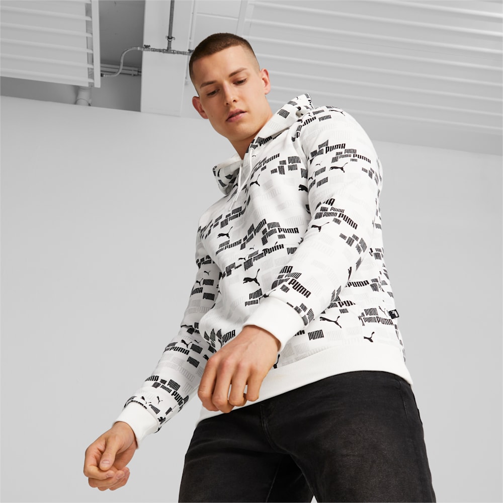 Puma ESS+ LOGO LAB Hoodie - White
