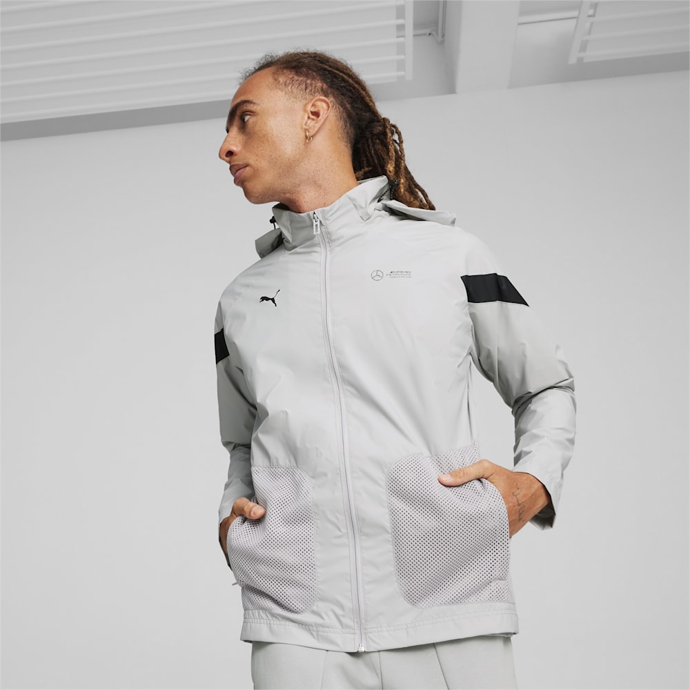 Puma Mercedes AMG-Petronas F1® Motorsport Woven Jacket - Team Silver Puma Mercedes AMG-Petronas F1® Motorsport Woven Jacket - Team Silver