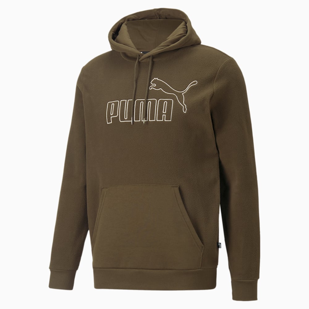 Puma Essentials Polar Fleece Hoodie - Deep Olive