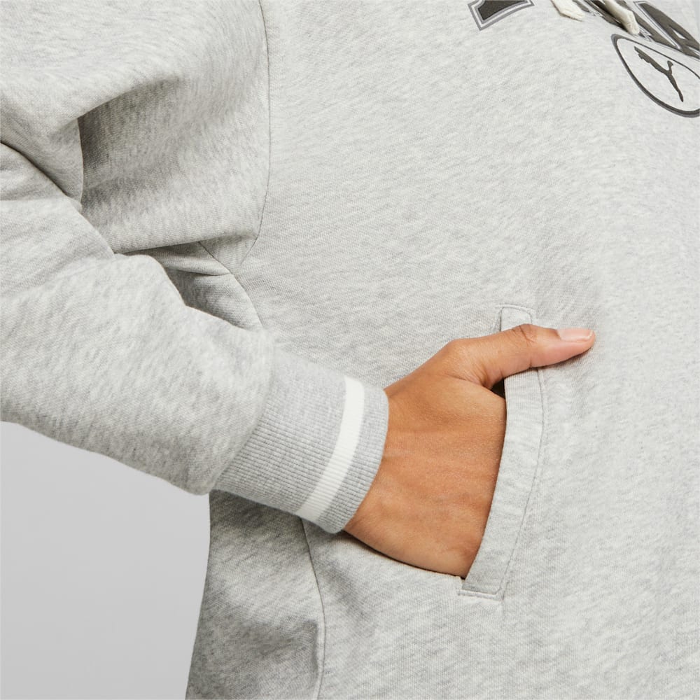 Puma SQUAD Hoodie - Light Gray Heather
