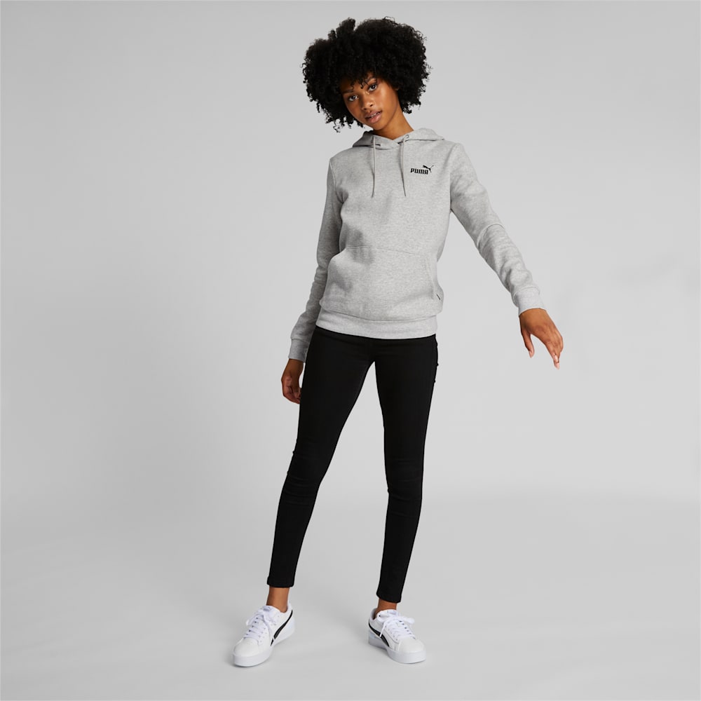 Puma Essentials Small Logo Hoodie - Light Gray Heather