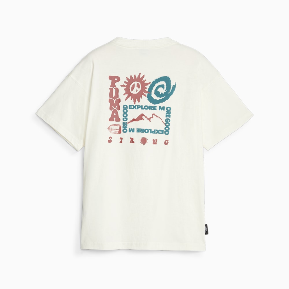 Puma DOWNTOWN Graphic Tee - Warm White