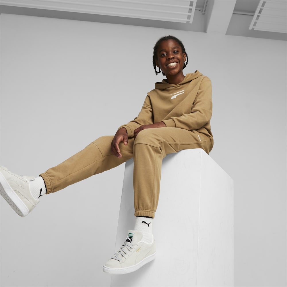 Puma Downtown Logo Hoodie - Toasted