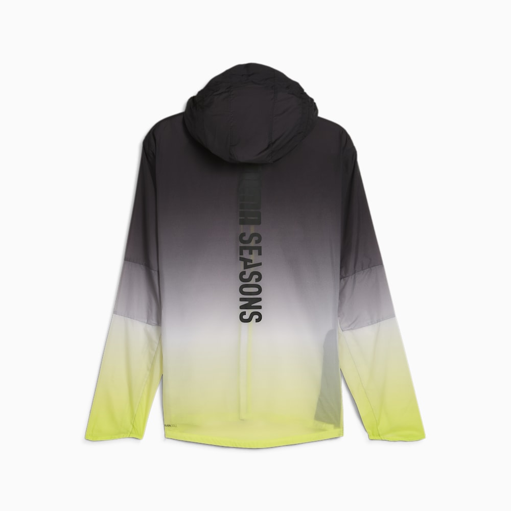 Puma SEASONS Ultra Trail Jacket - Lime Pow-fade print