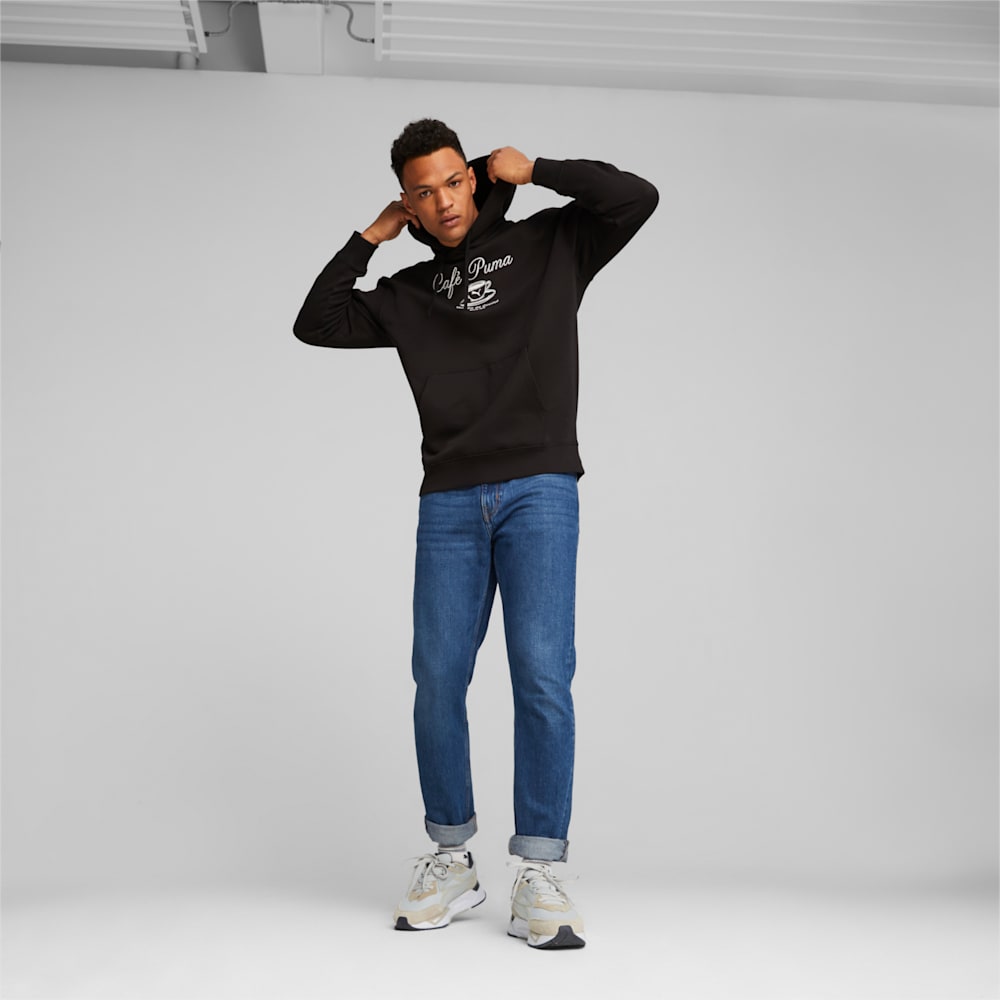 Puma CLASSICS CAFE PUMA Hoodie - Black
