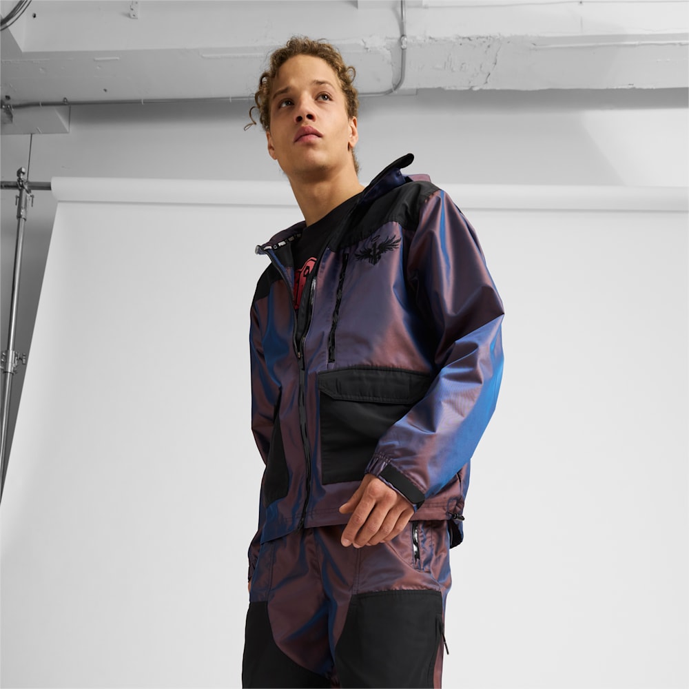 Puma x LAMELO BALL IRIDESCENT Woven Basketball Jacket - Ultraviolet
