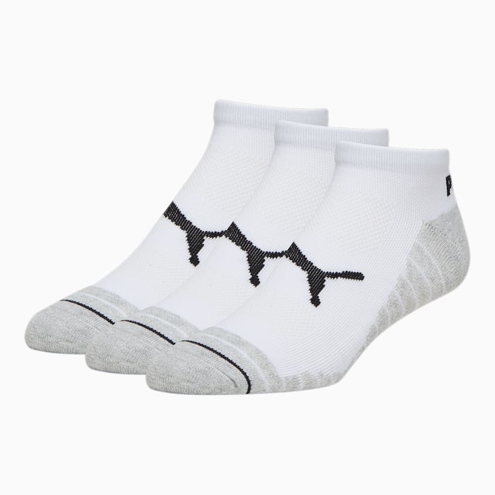 Puma Select Terry Low Cut Socks (3 Pack) - WHITE / BLACK
