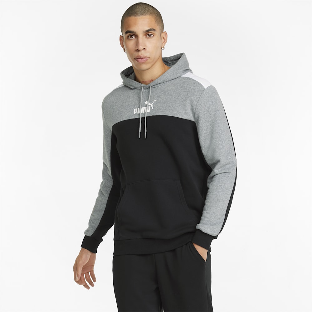 Puma Essentials+ Block Hoodie - Black