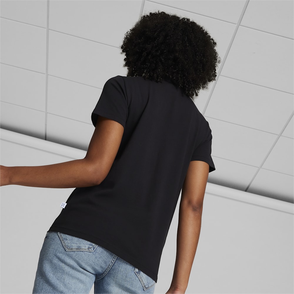 Puma Essentials Big Cat Logo Tee - Black