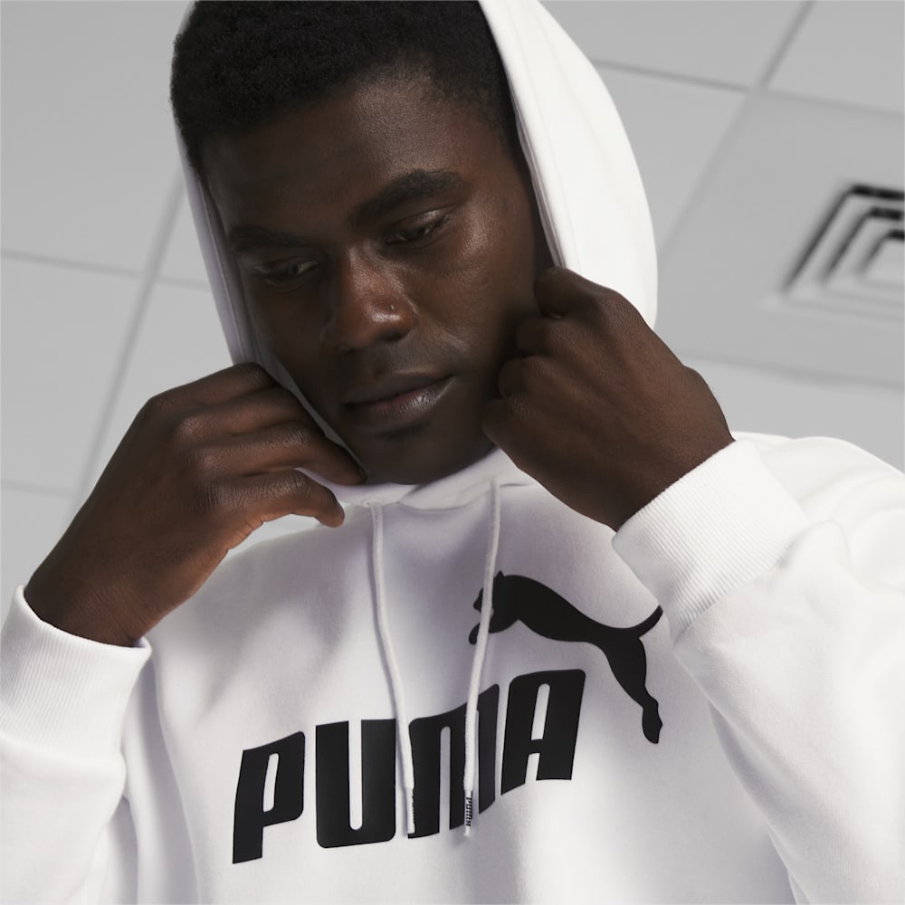 Puma Essentials Big Logo Hoodie - White