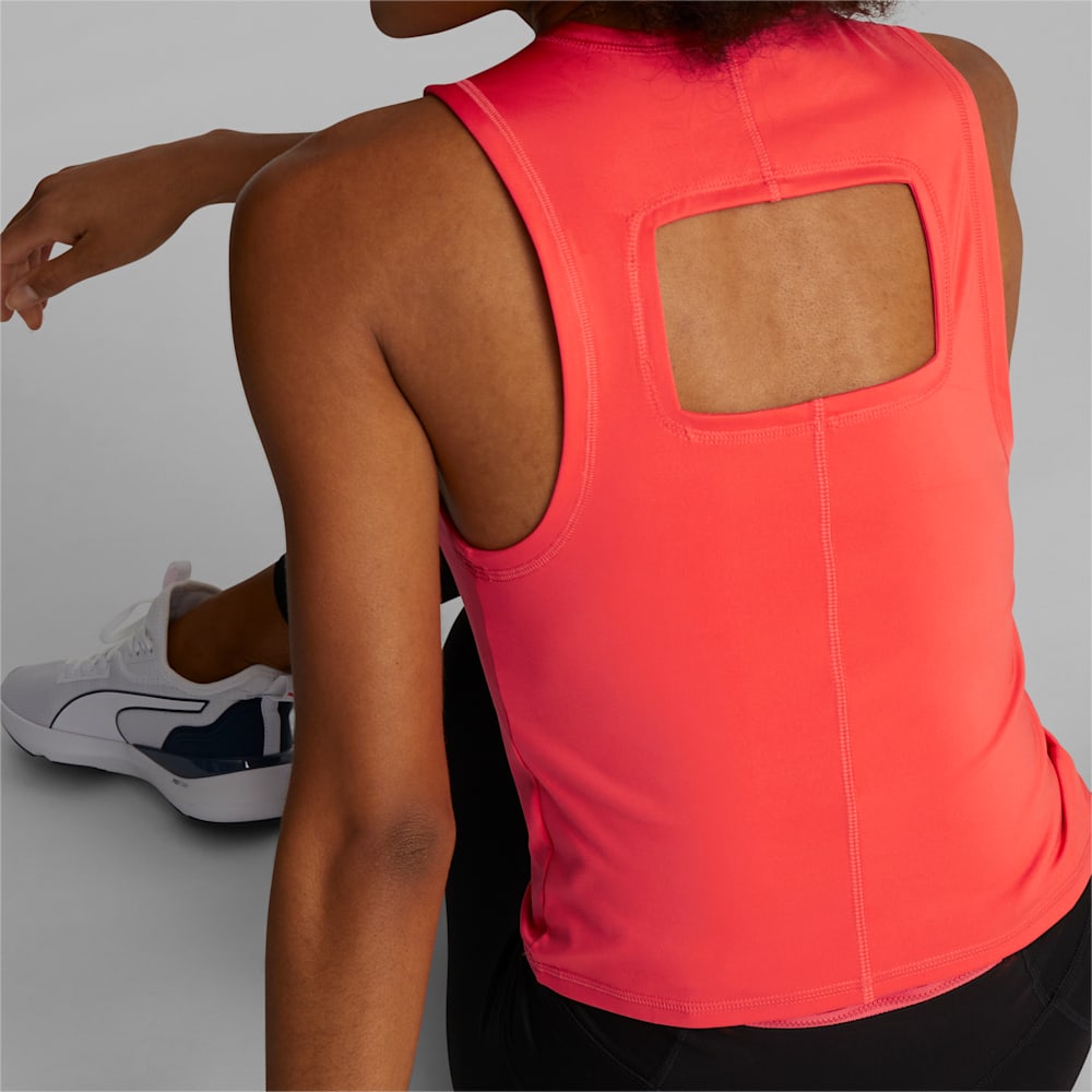 Puma x FIRST MILE Cropped Running Tank Top - Firelight