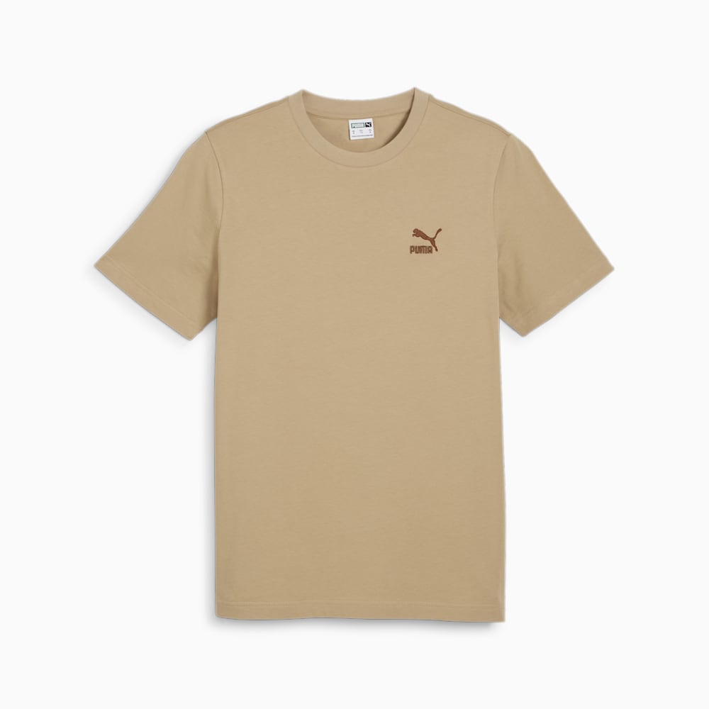 Puma CLASSICS Small Logo Tee - Prairie Tan