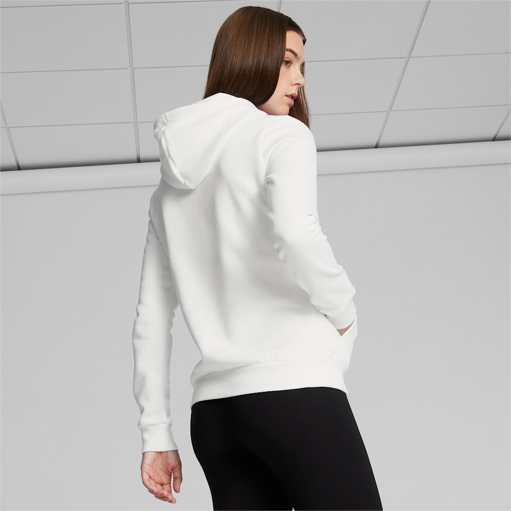 Puma Essentials Small Logo Hoodie - White