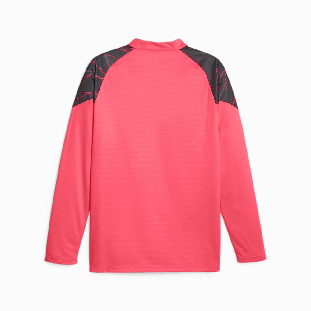 Puma Manchester City Soccer Quarter-zip - Sunset Glow-Dark Navy