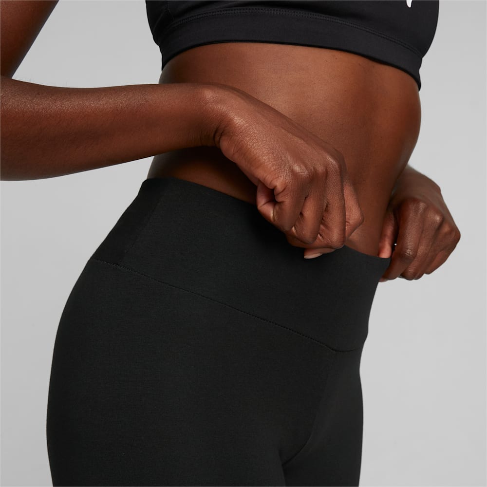 Puma Essentials Logo Short Leggings - Black