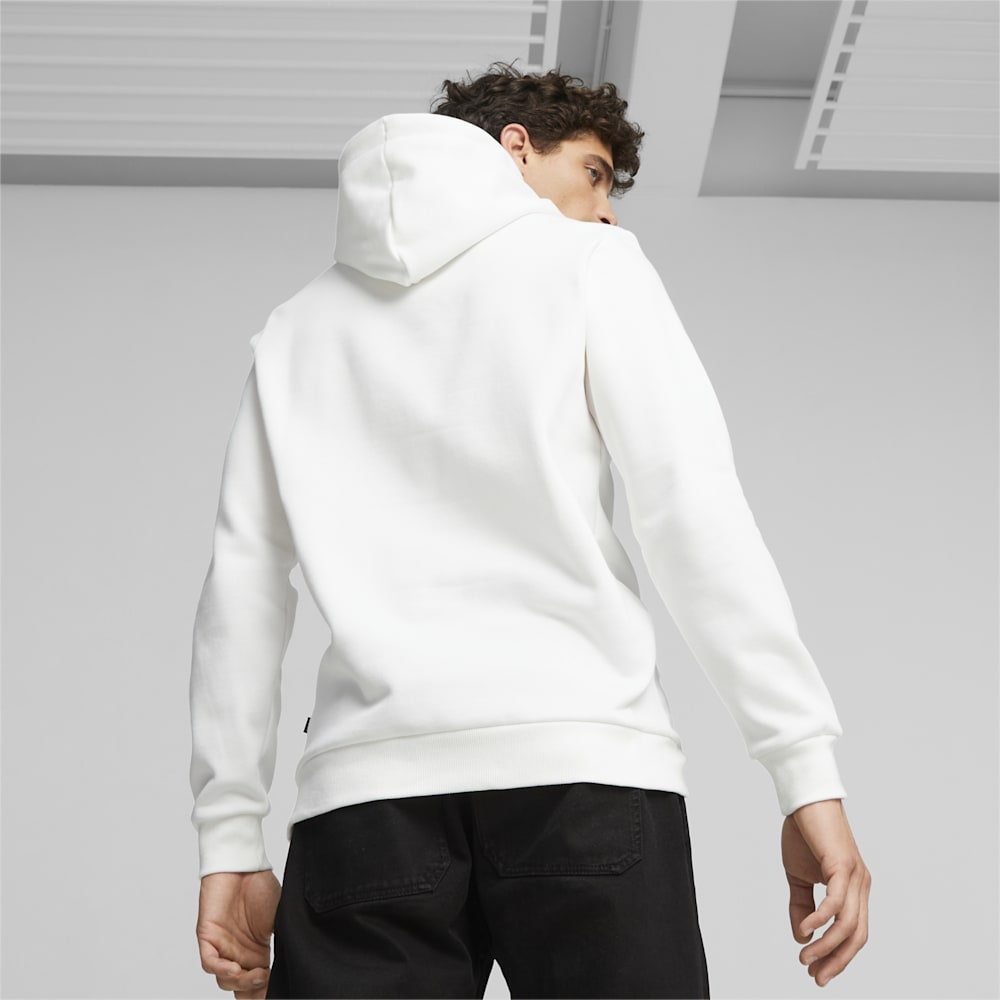 Puma ESS+ Logo Lab Hoodie - White
