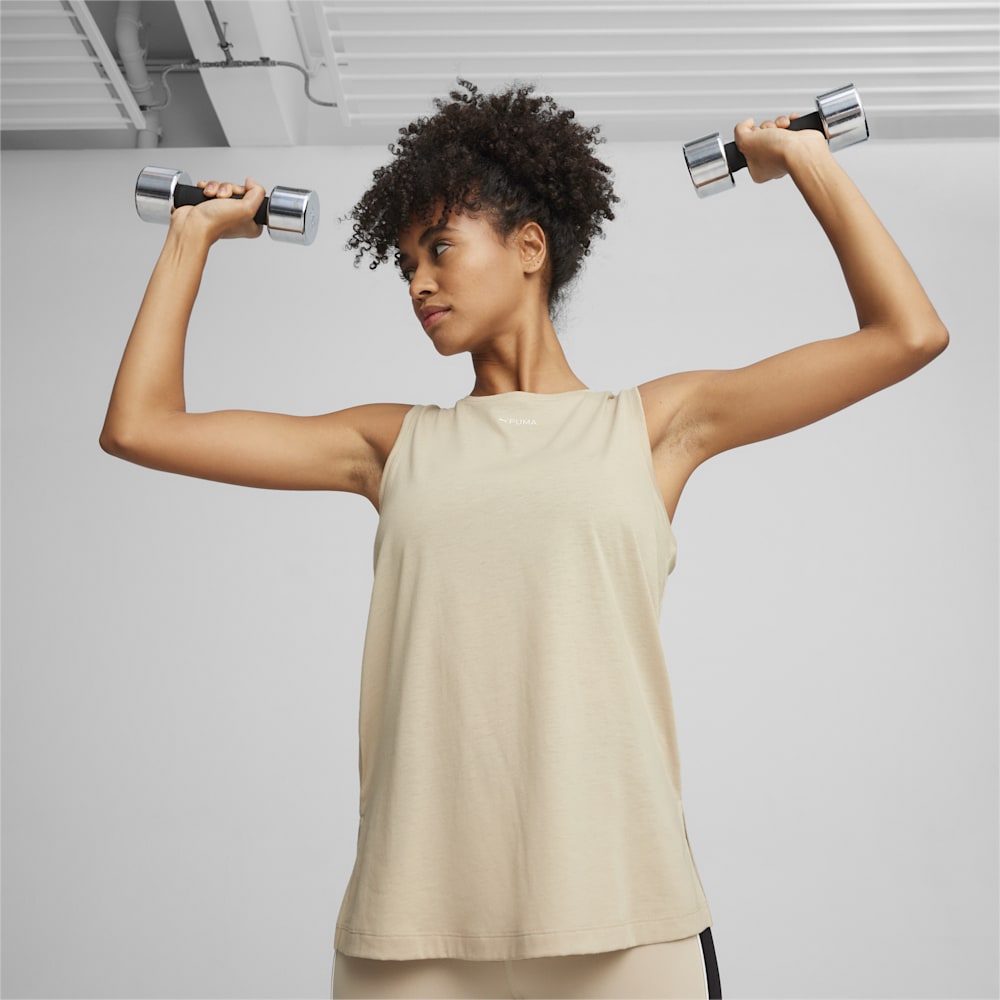 Puma Fit TriBlend Training Tank Top - Putty