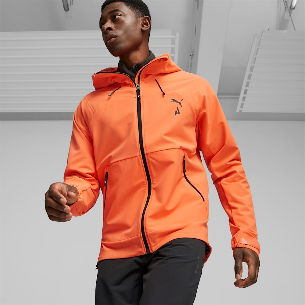 Puma SEASONS Softshell Running Jacket - Hot Heat