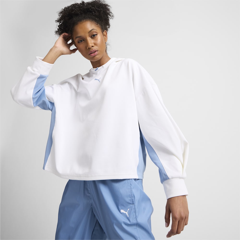 Puma FIT Double Knit Hoodie - White