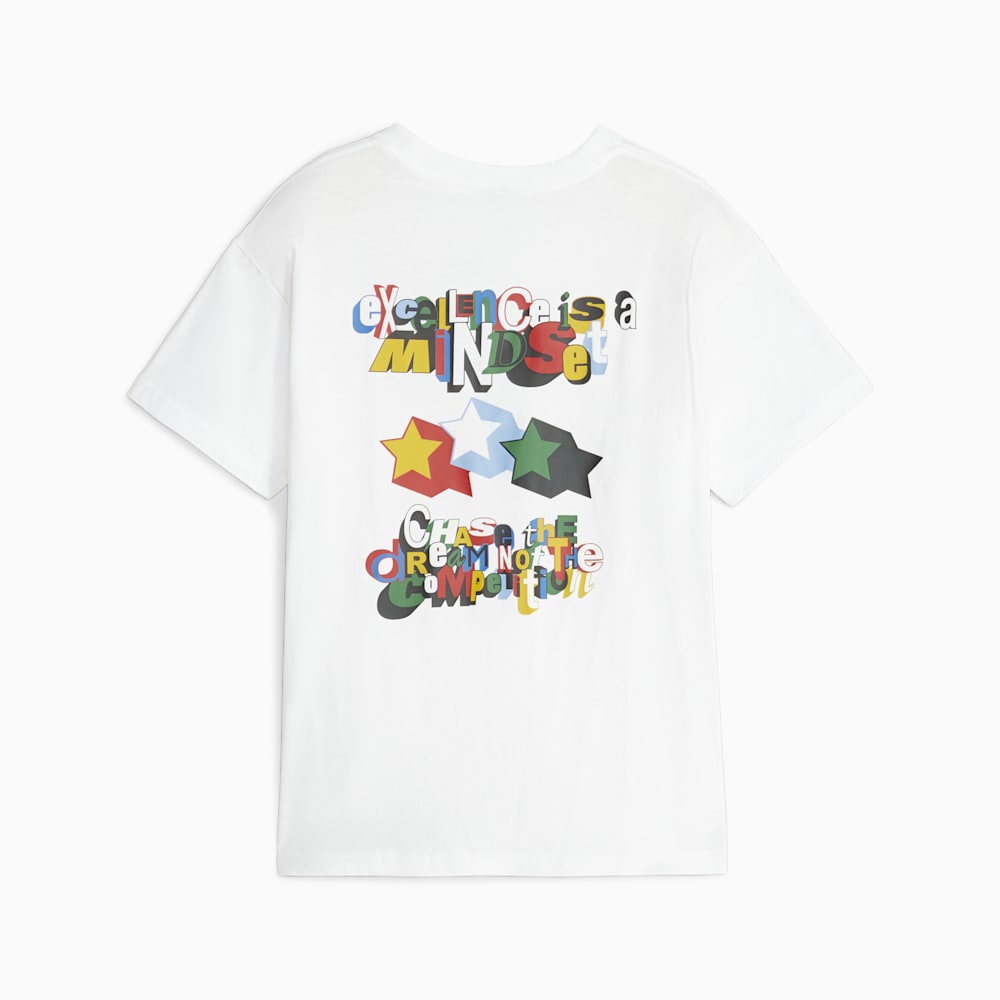 Puma Trash Talk Basketball Big Kids Tee - White