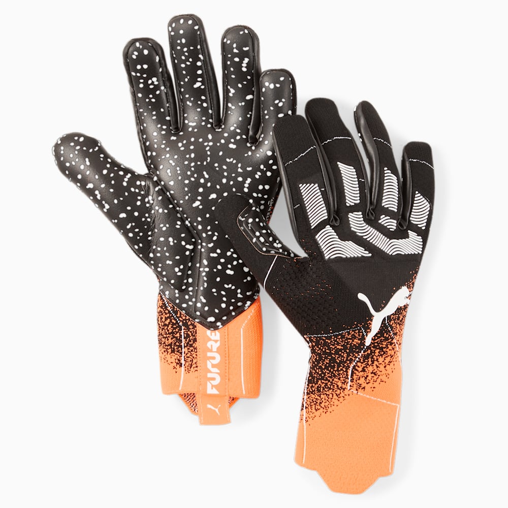 Puma FUTURE:ONE Grip 1 NC Soccer Goalkeeper Gloves - Neon Citrus-Black Puma FUTURE:ONE Grip 1 NC Soccer Goalkeeper Gloves - Neon Citrus-Black