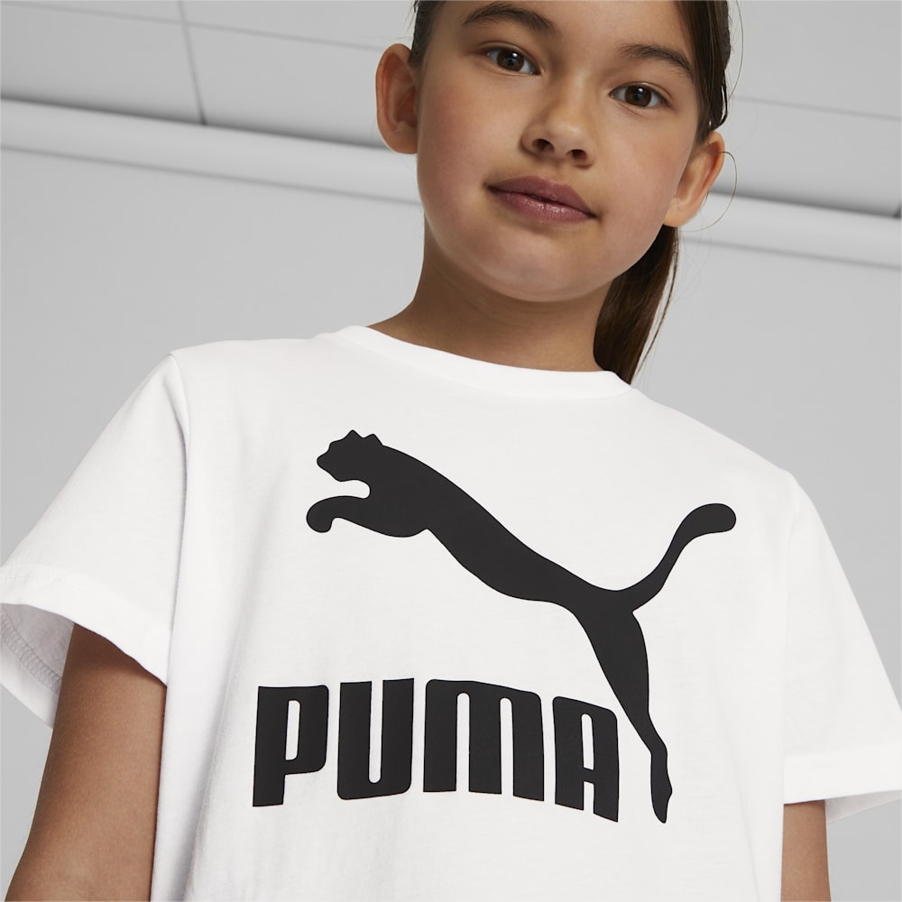 Puma Classics Kids Tee - White