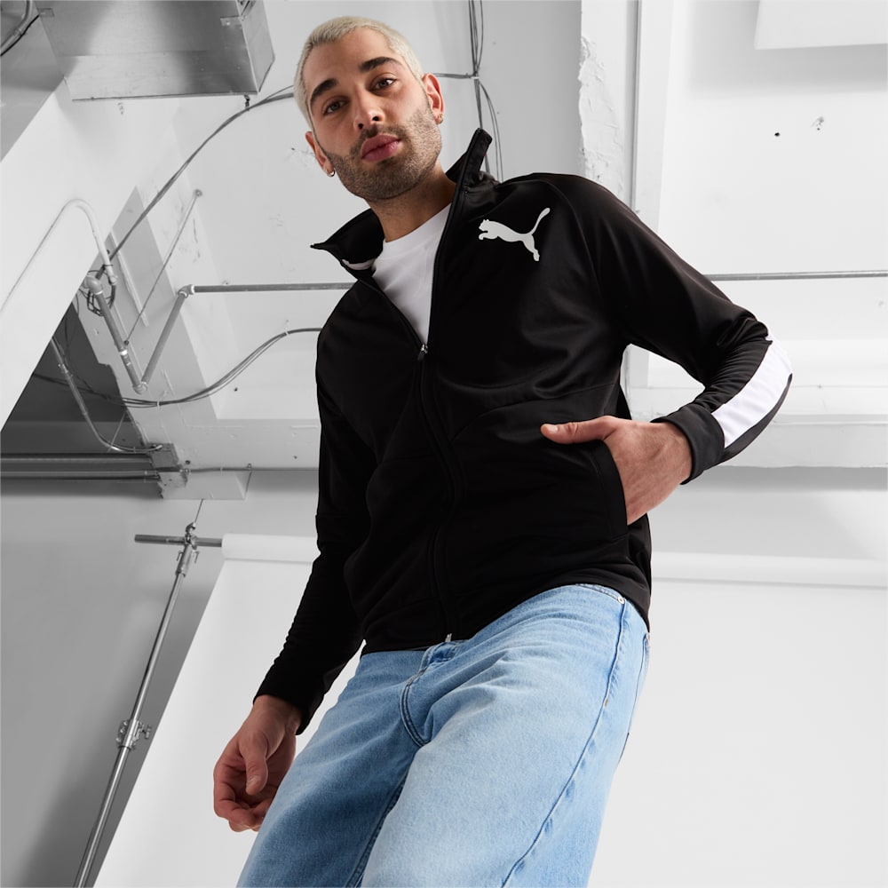 Puma Contrast 2.0 Track Jacket - Black-White