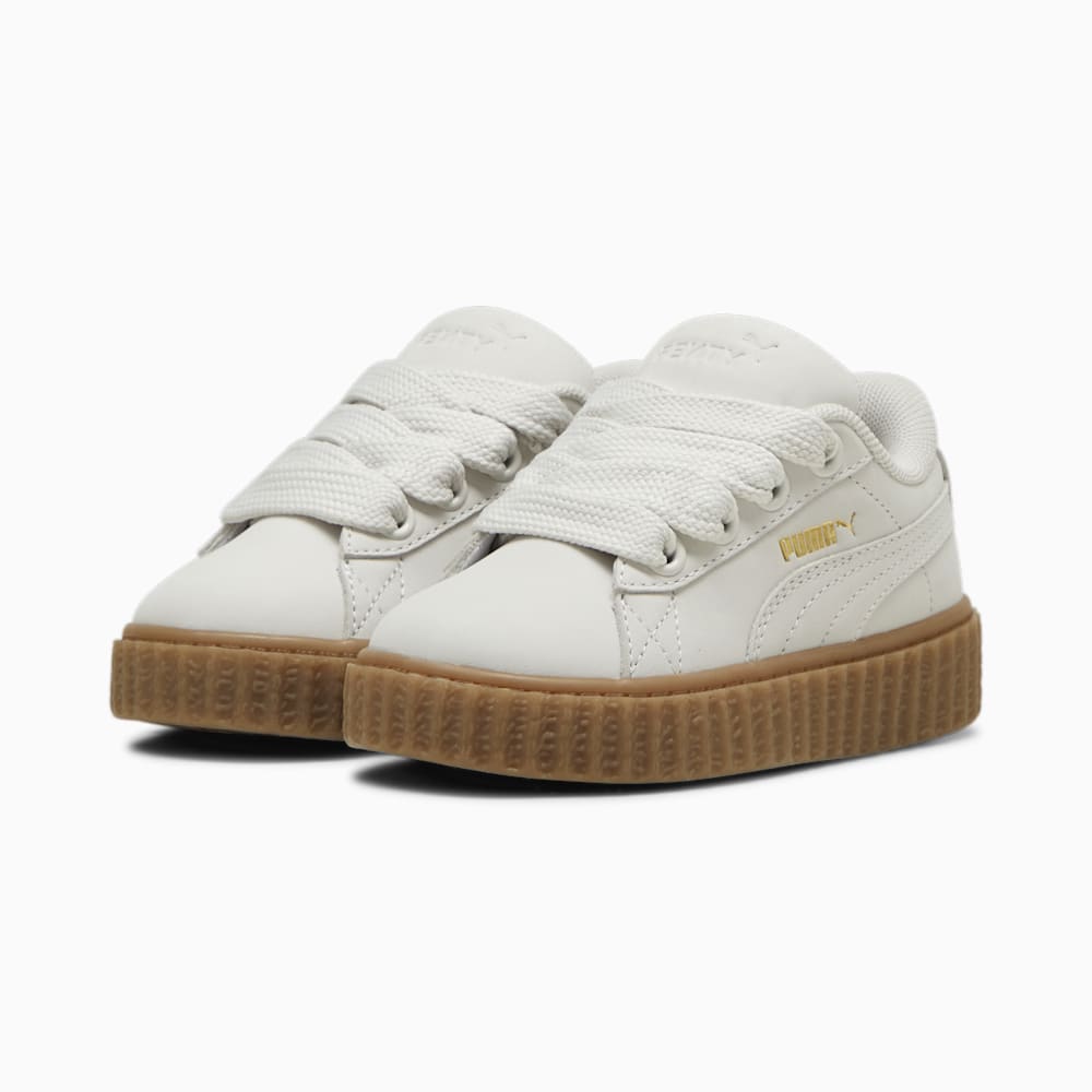 FENTY x PUMA Creeper Phatty Earth Tone Toddlers' Sneakers - Warm White-PUMA Gold-Gum FENTY x PUMA Creeper Phatty Earth Tone Toddlers' Sneakers - Warm White-PUMA Gold-Gum