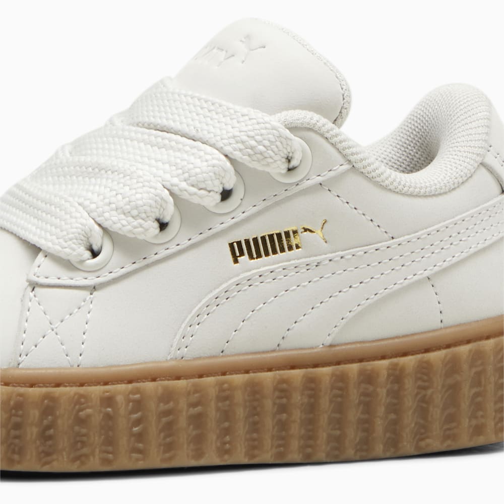 FENTY x PUMA Creeper Phatty Earth Tone Toddlers\' Sneakers - Warm White-PUMA Gold-Gum