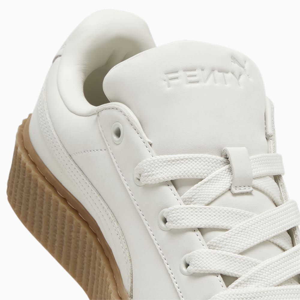FENTY x PUMA Creeper Phatty Earth Tone Women\'s Sneakers - Warm White-PUMA Gold-Gum