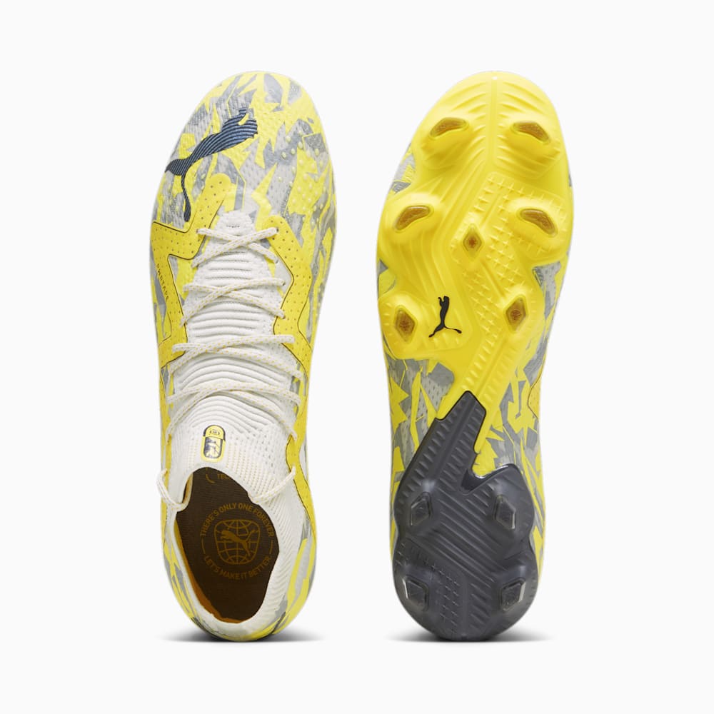Puma FUTURE ULTIMATE FG/AG Soccer Cleats - Sedate Gray-Asphalt-Yellow Blaze