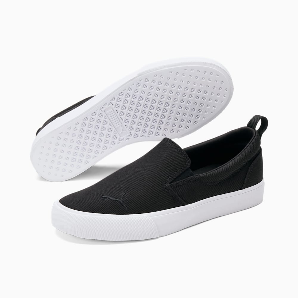 Puma Bari Slip-On Comfort Shoes - Black-Team Gold