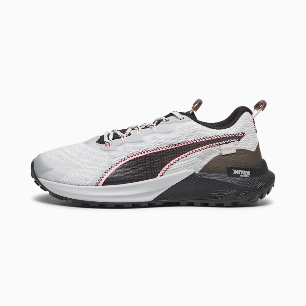 Puma SEASONS Fast-Trac NITRO™ 2 Running Shoes - Ash Gray-Black-Koral Ice