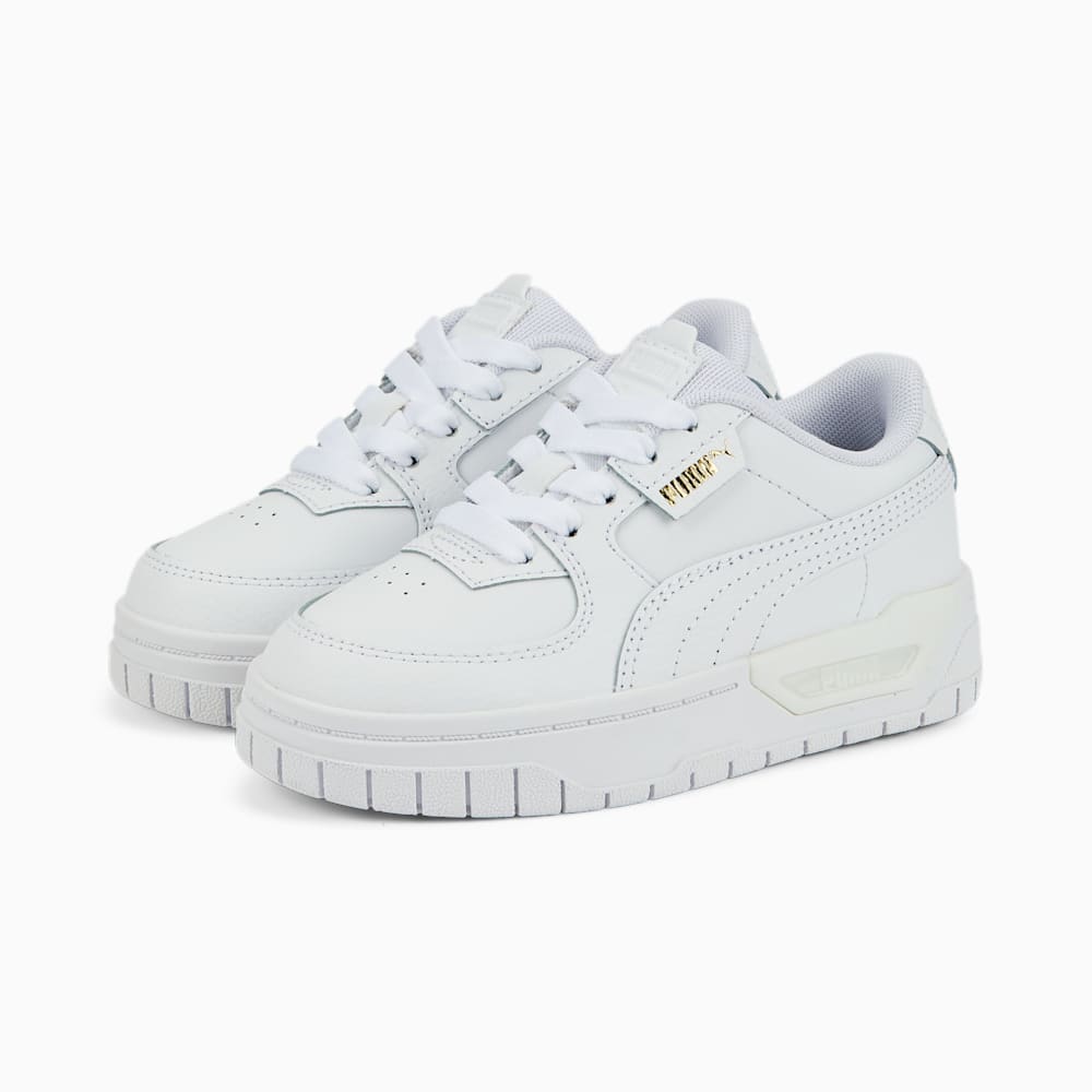 Puma Cali Dream Leather Little Kids Shoes - White