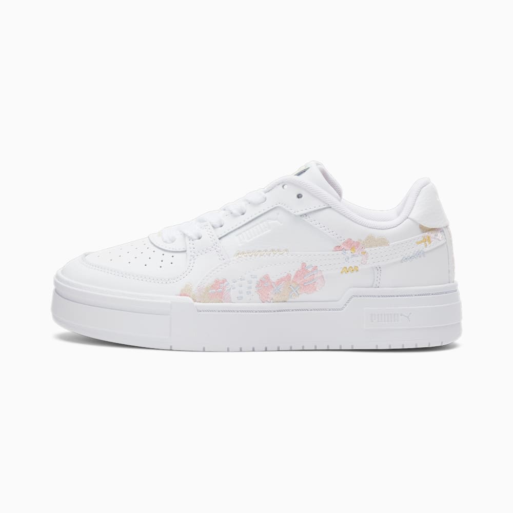 Puma CA Pro Embroidered Sneakers - White-Peach Smoothie-Flaxen