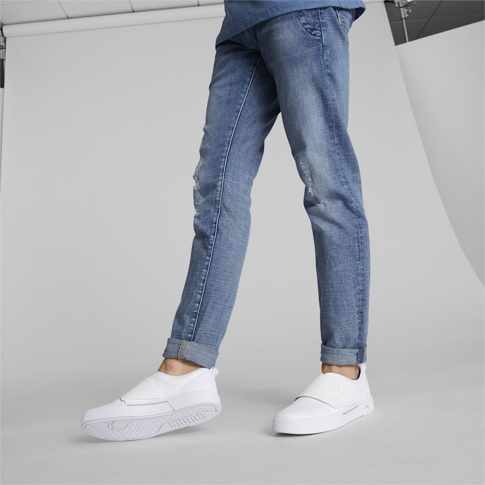 Puma El Rey II Slip-On Perf L - White-Gray Violet