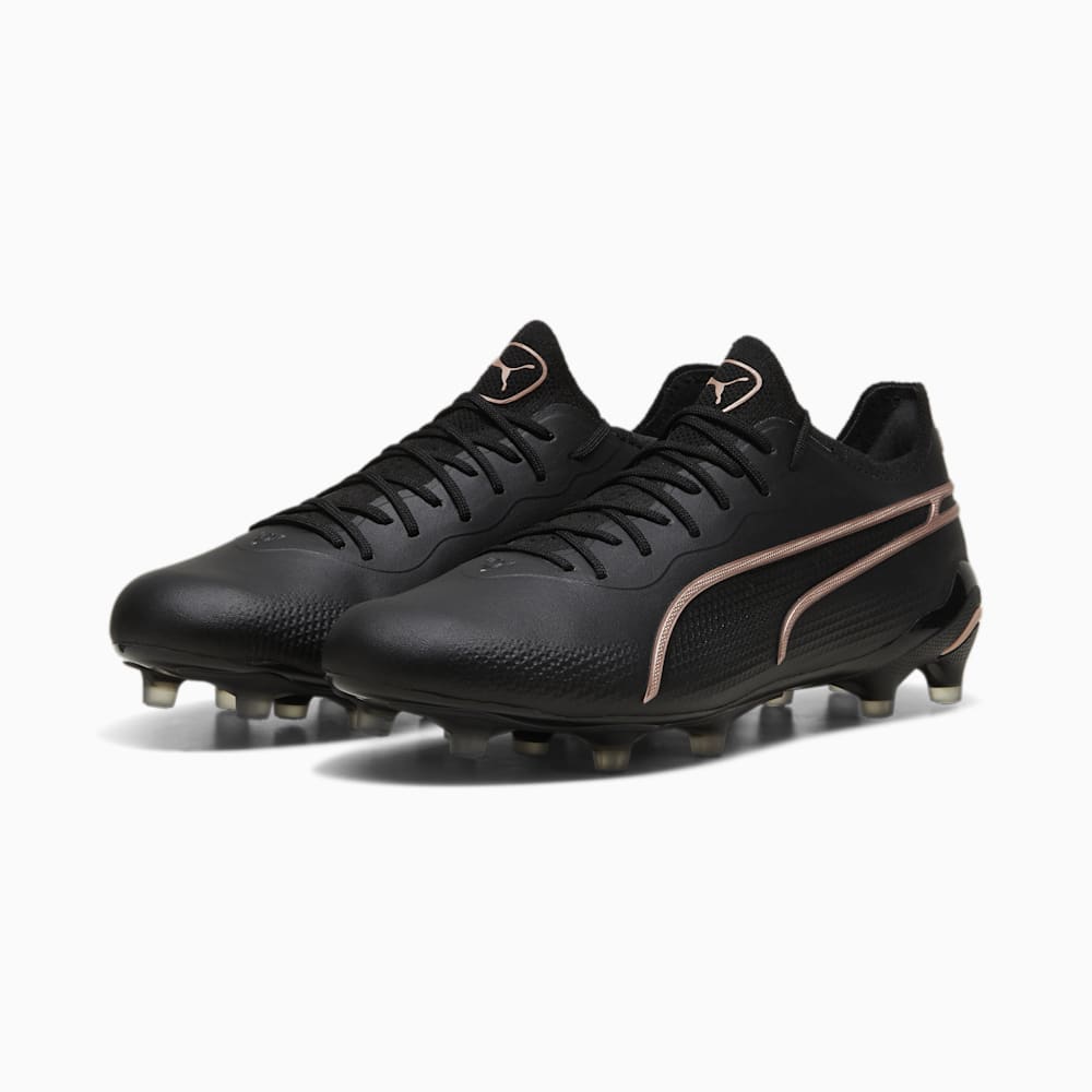 Puma KING ULTIMATE FG/AG Soccer Cleats - Black-Copper Rose