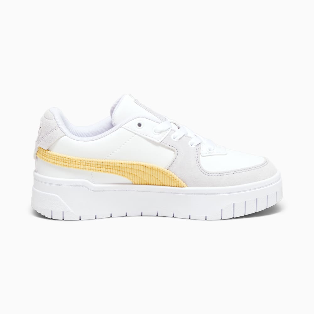 Puma Cali Dream Corduroy Big Kids Sneakers - White-Flaxen