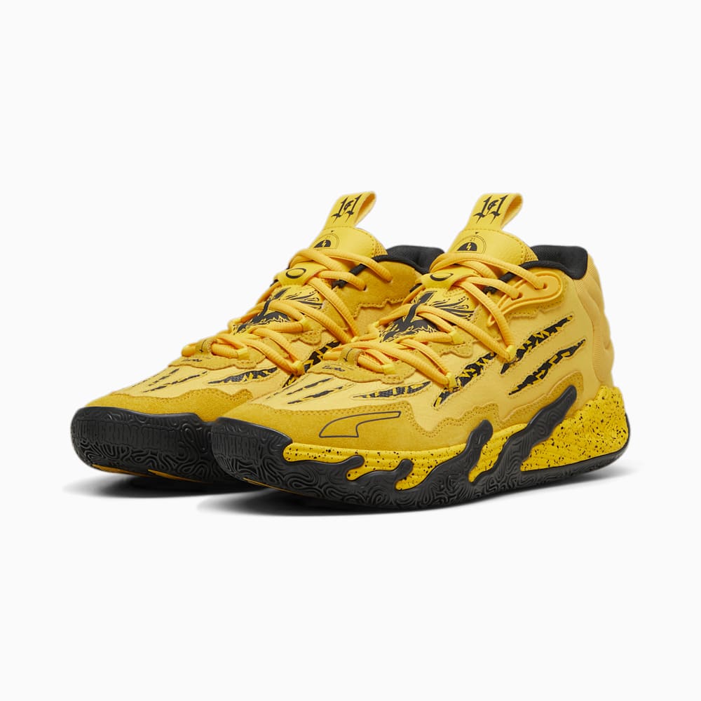 Puma x LAMELO BALL x PORSCHE MB.03 Basketball Shoes - Sport Yellow-Black