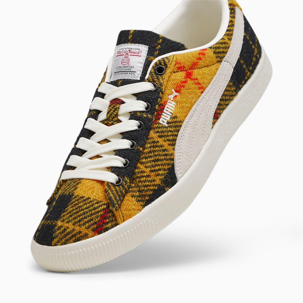 Puma Suede VTG Harris Tweed Sneakers - Frosted Ivory-Yellow