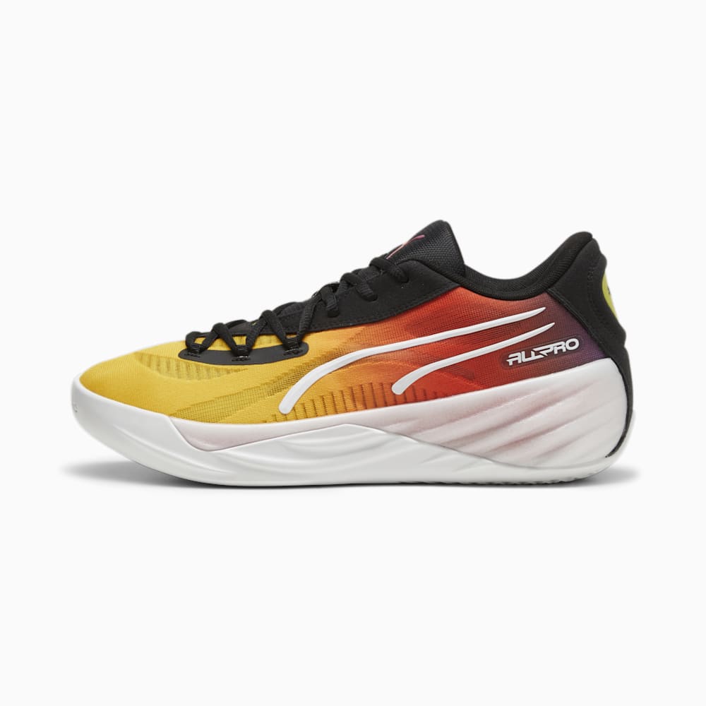 Puma All-Pro NITRO™ SHOWTIME Basketball Shoes - Yellow Sizzle-Purple Glimmer