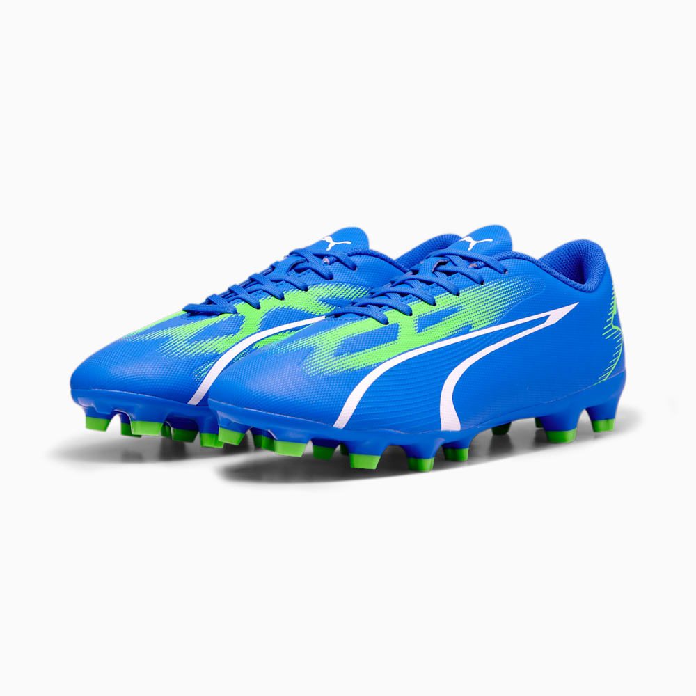 Puma ULTRA PLAY FG/AG Soccer Cleats - Ultra Blue-White-Pro Green