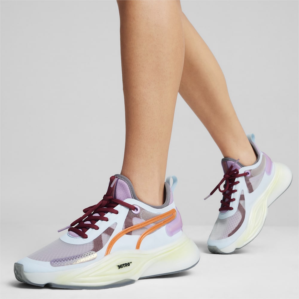 Puma x lemlem PWR NITRO™ SQD Training Shoes - Icy Blue-Frozen Grape-Cayenne Pepper
